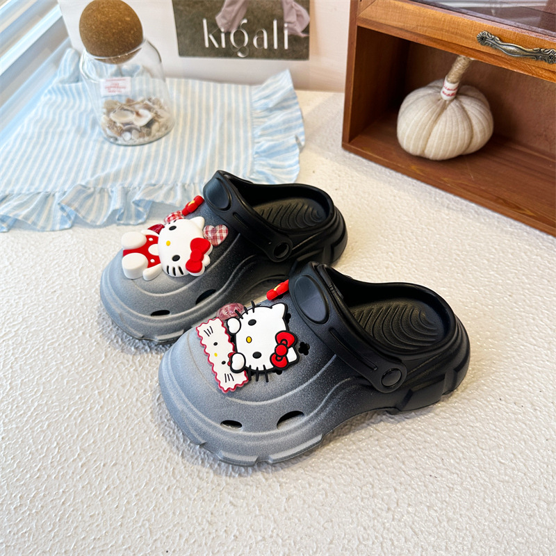 Women'S Shoes Clogs - Gradient Color Hello Kitty Platform Clogs