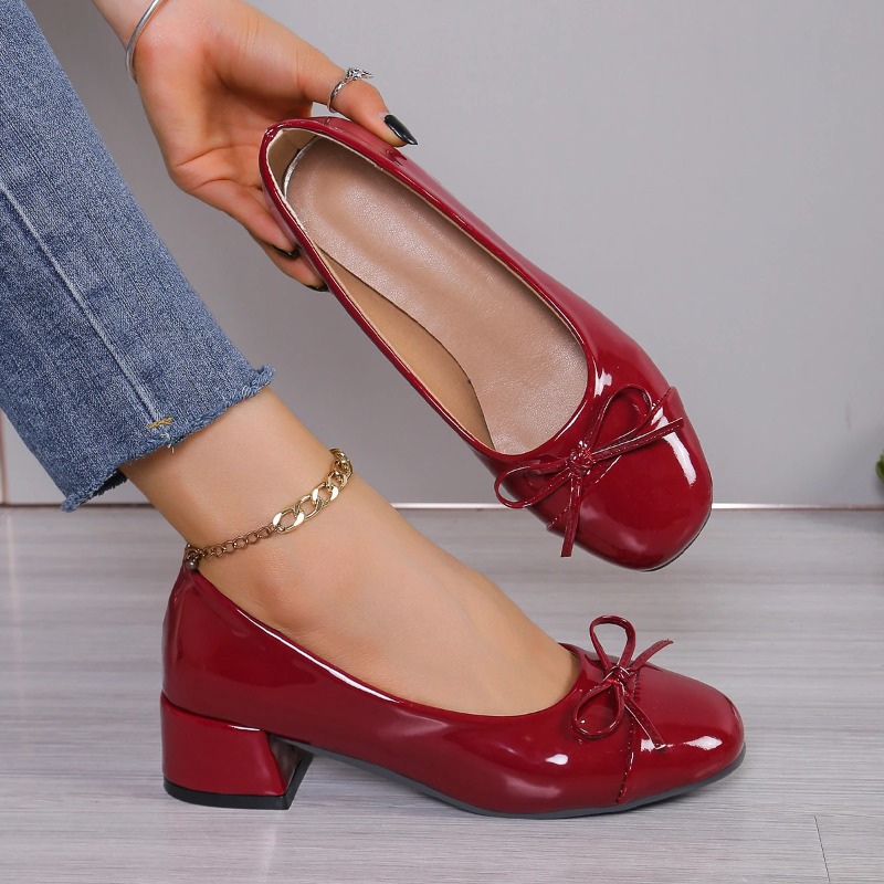 Women'S Shoes Round Toe - 2026 Shoes Women Pumps Platform Heels
