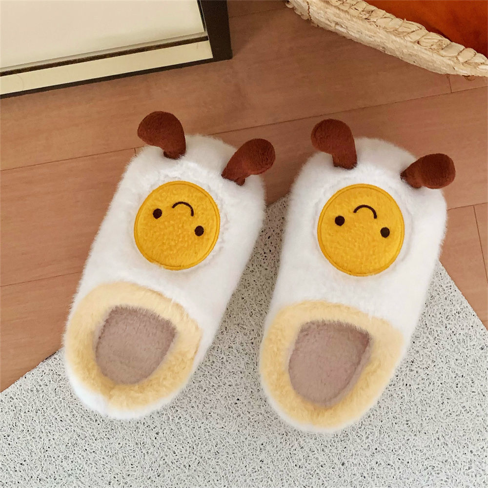 Women'S Shoes Cloud - Women's winter keep warm slides novelty