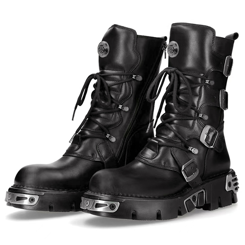 Suede Ankle Boot - men luxury fashion punk gothic high