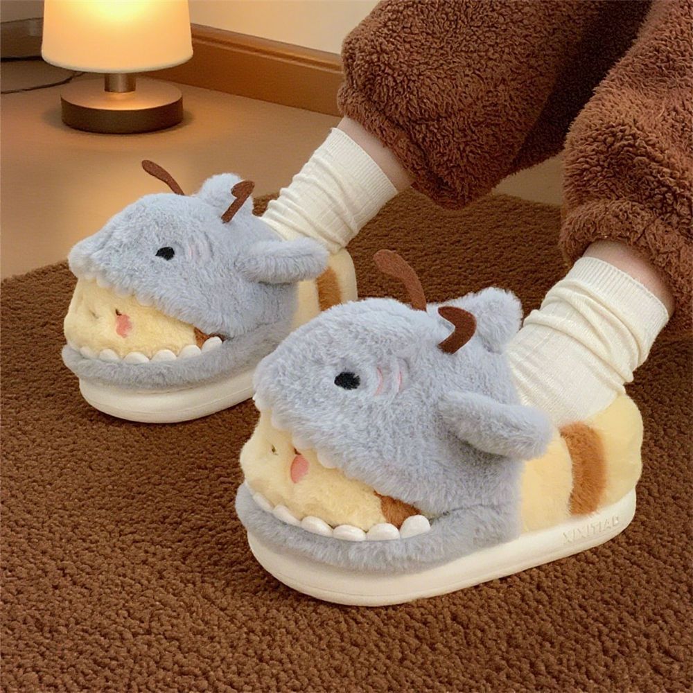 Women'S Shoes Cloud - New ins funny shark bee slippers