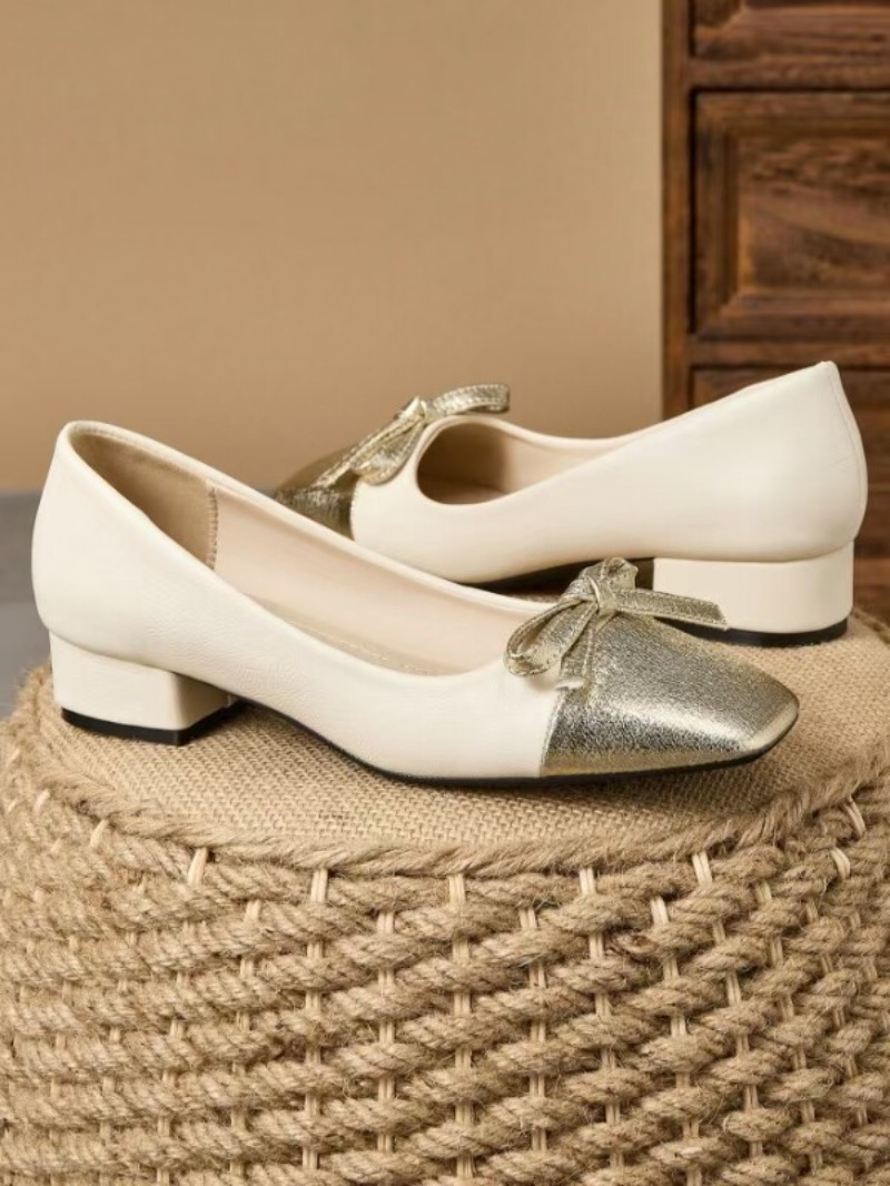 Women'S Shoes For Work - 2026 Spring Women's Square Toe Low