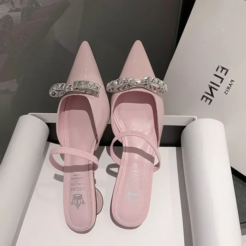 Women Patent Pink Slippers Spr - Women'S Shoes Clogs 评论和价格