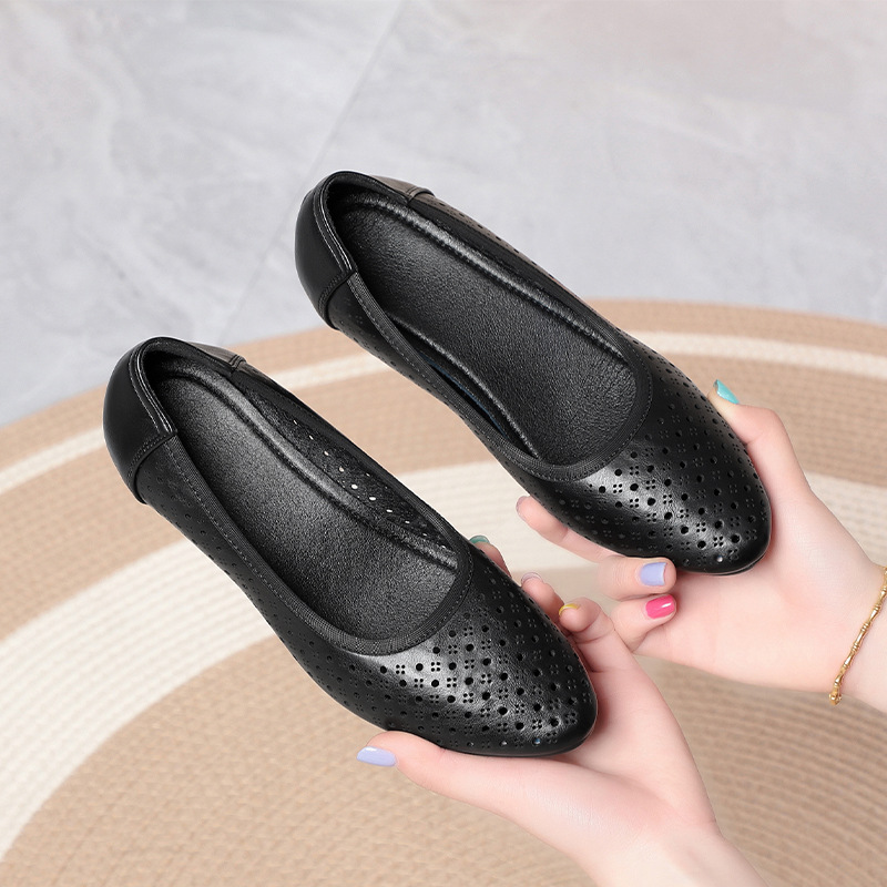 Beige Mary Jane Shoes With Adj - Women'S Shoes For Work 评论和价格