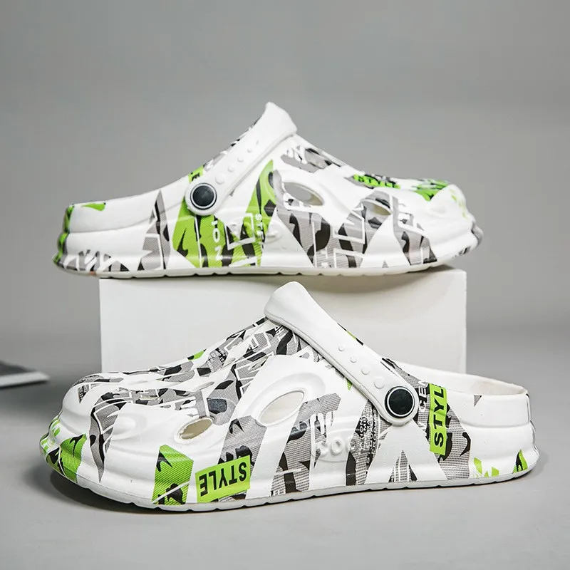 Plus Size New Men's Slippers S - Croc Style Clog 评论和价格