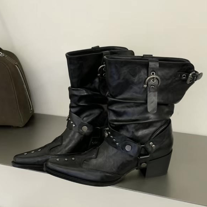 Eilyken New Design Rivet Buckl - Women'S Shoes Chelsea 评论和价格