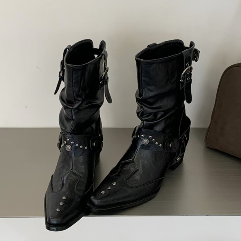 Eilyken New Design Rivet Buckl - Women'S Shoes Chelsea 评论和价格
