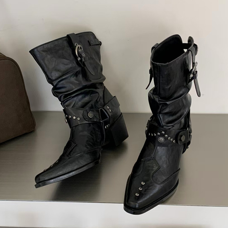 Eilyken New Design Rivet Buckl - Women'S Shoes Chelsea 评论和价格