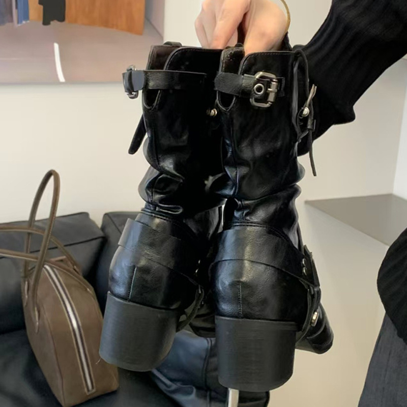 Eilyken New Design Rivet Buckl - Women'S Shoes Chelsea 评论和价格