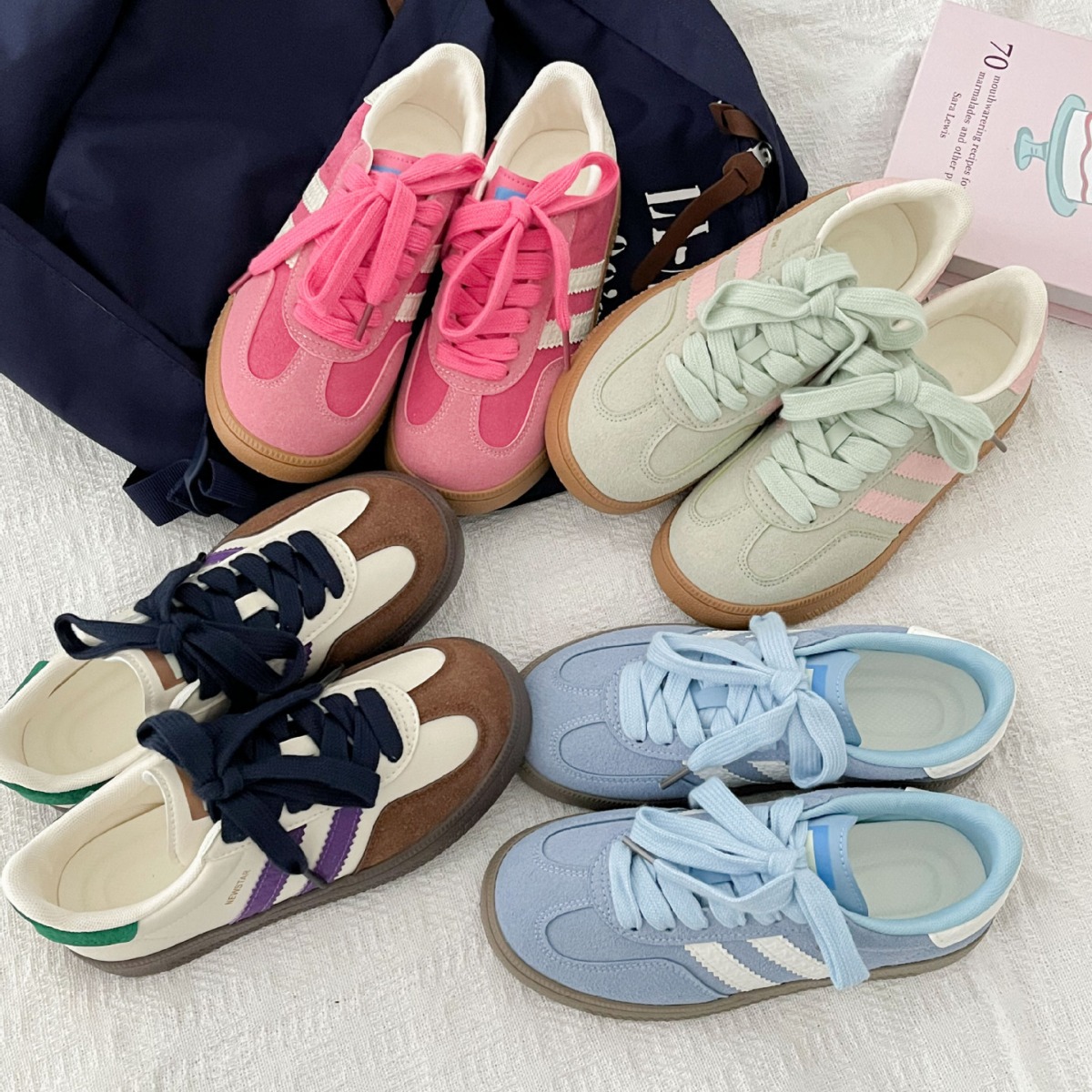 Vintage-style sneakers for wom - Women'S Shoes Com 评论和价格
