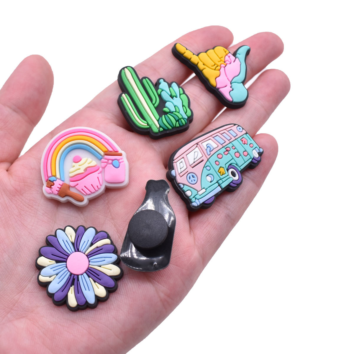 Summer Travel Shoe Charms for  - Croc Style Clog 评论和价格