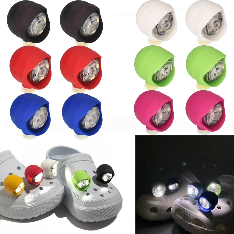 2/4/8Pcs Waterproof Shoe Light - Croc Style Clog 评论和价格