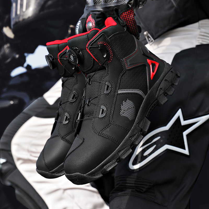 Professional Men's Motorcycle  - Suede Ankle Boot 评论和价格