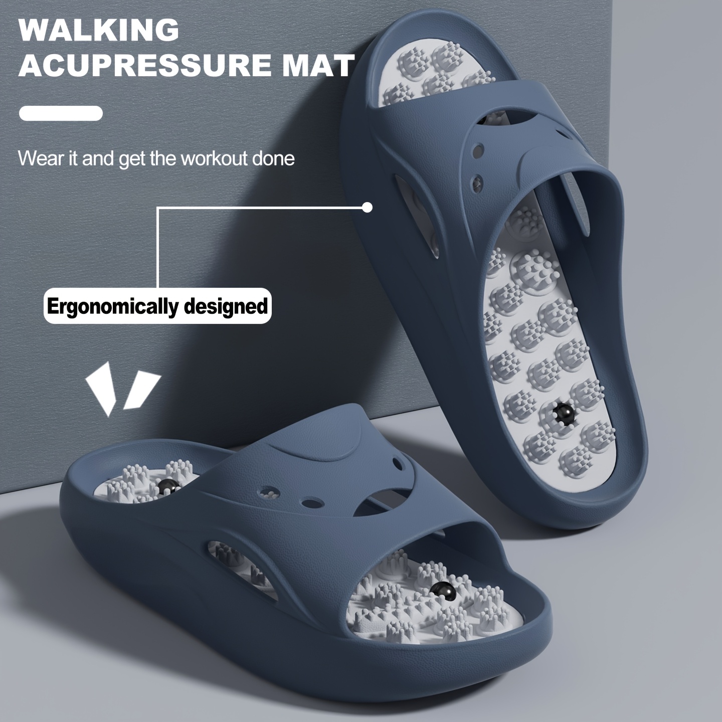 Women Men EVA Massage Slippers - Women Shoes Size To Men 评论和价格
