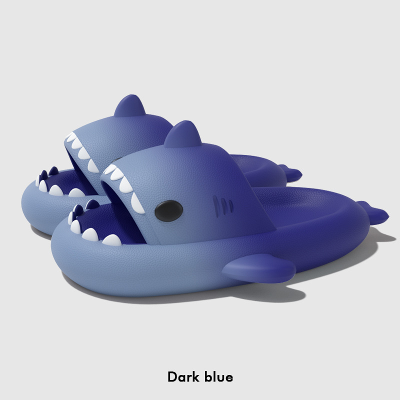 Cute Cartoon Shark Slippers Fo - Women Shoes Size To Men 评论和价格
