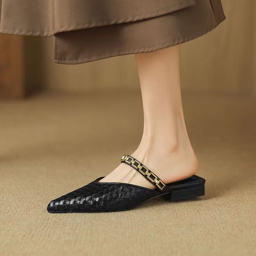 2026 New Retro Pointed Toe Sli - Women'S Shoes Clogs 评论和价格
