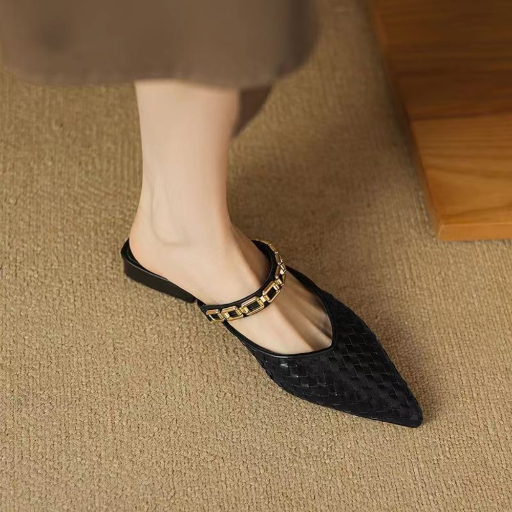 2026 New Retro Pointed Toe Sli - Women'S Shoes Clogs 评论和价格