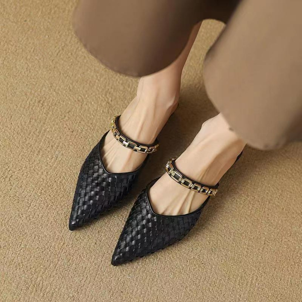 2026 New Retro Pointed Toe Sli - Women'S Shoes Clogs 评论和价格