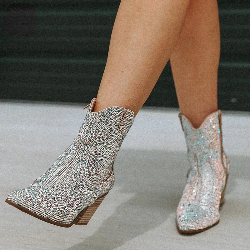 Western Cowboy Boots Fashion W - Women'S Shoes Chelsea 评论和价格