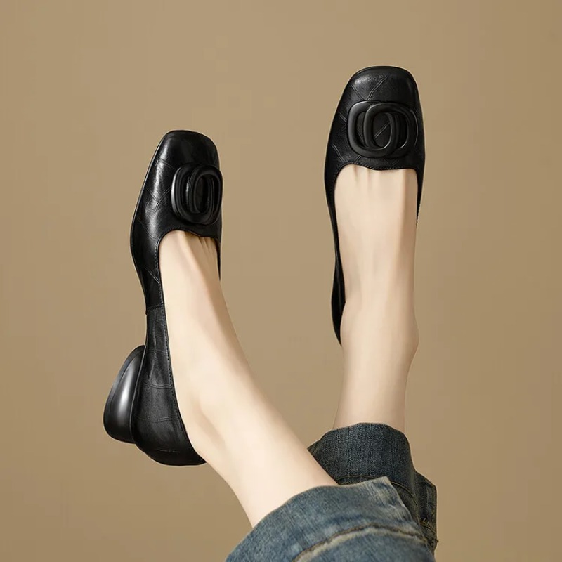 French Style Women Shoes Pumps - Women'S Shoes Round Toe 评论和价格