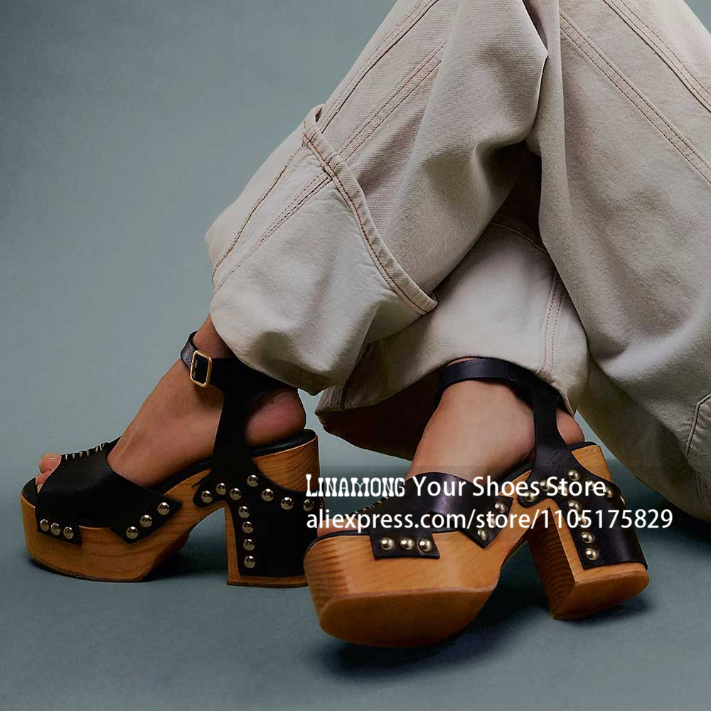 Chunky Heel Platform Clog Sand - Women'S Shoes Clogs 评论和价格