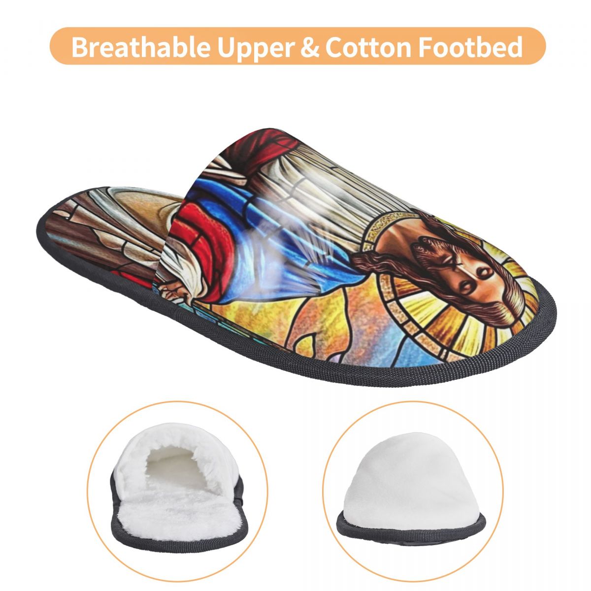 The Savior Jesus Christ House  - Fluffy Fur Slipper 评论和价格