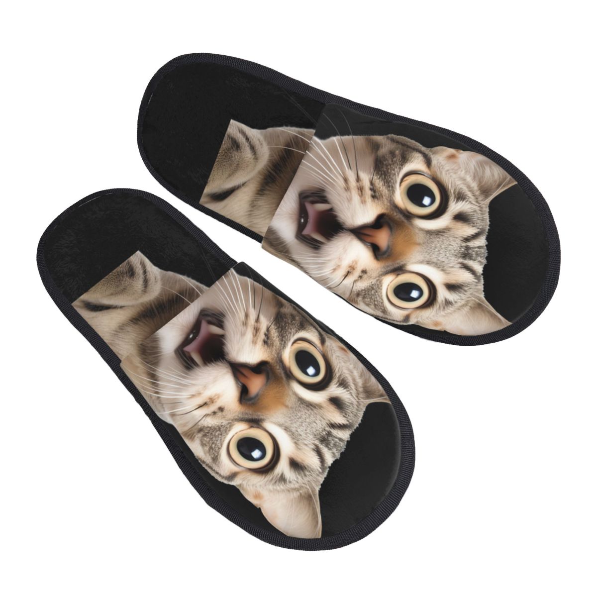 Cute Cat House Slippers Cozy W - Fluffy Fur Slipper 评论和价格