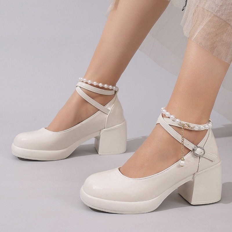 New Women Pumps Shoes Fashion  - Women'S Shoes Round Toe 评论和价格