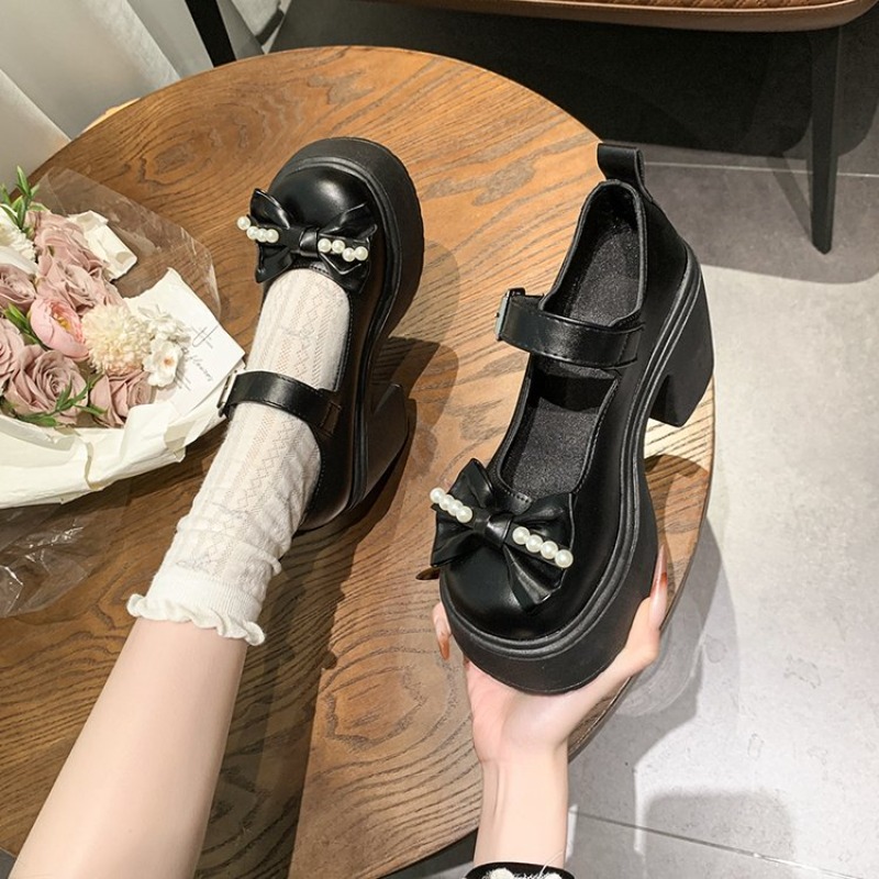2026 Lolita Shoes Black Super  - Women'S Shoes Round Toe 评论和价格