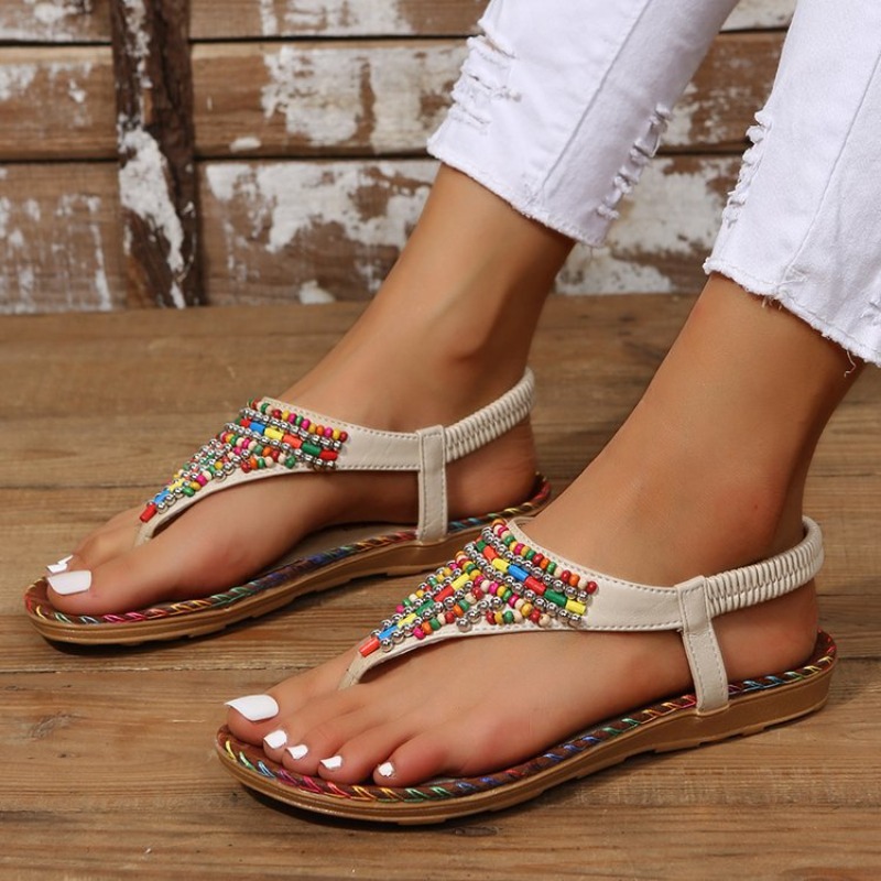 Summer Women Plus-Size Roman S - Thong Flat Sandal 评论和价格