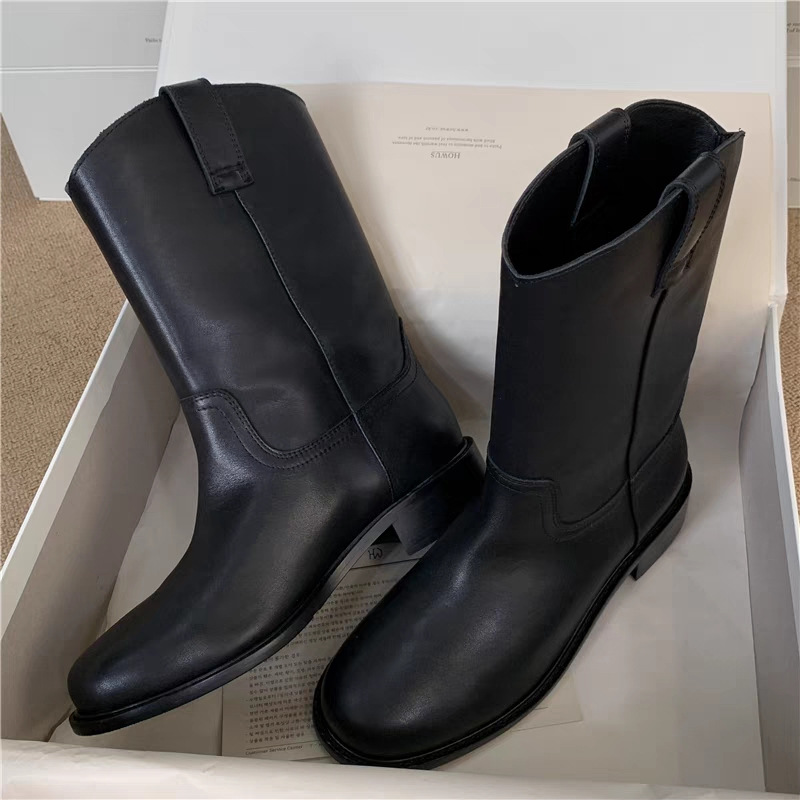Short boots retro round toe fl - Sock Boot Women 评论和价格
