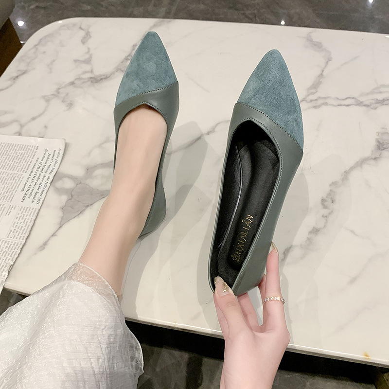 Flat black leather shoes for w - Women'S Shoes For Work 评论和价格