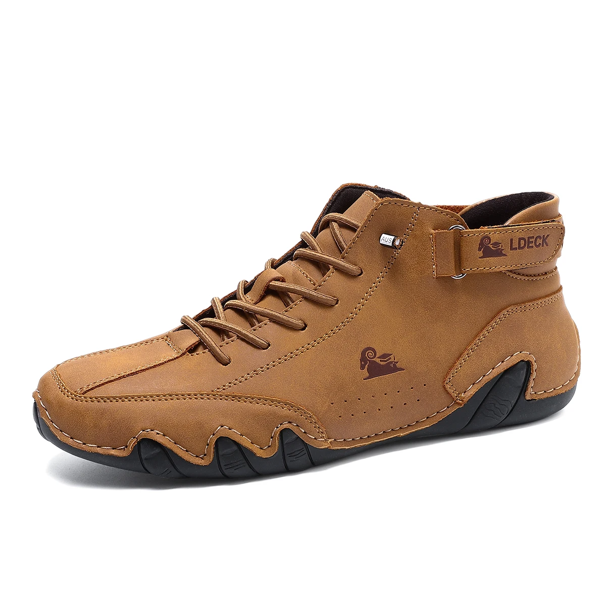 Men's Genuine Leather Shoes An - Suede Ankle Boot 评论和价格