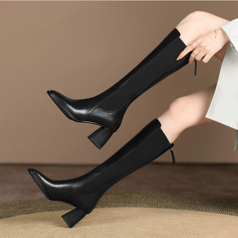 Knee Thigh High Sock Boots Wom - Sock Boot Women 评论和价格