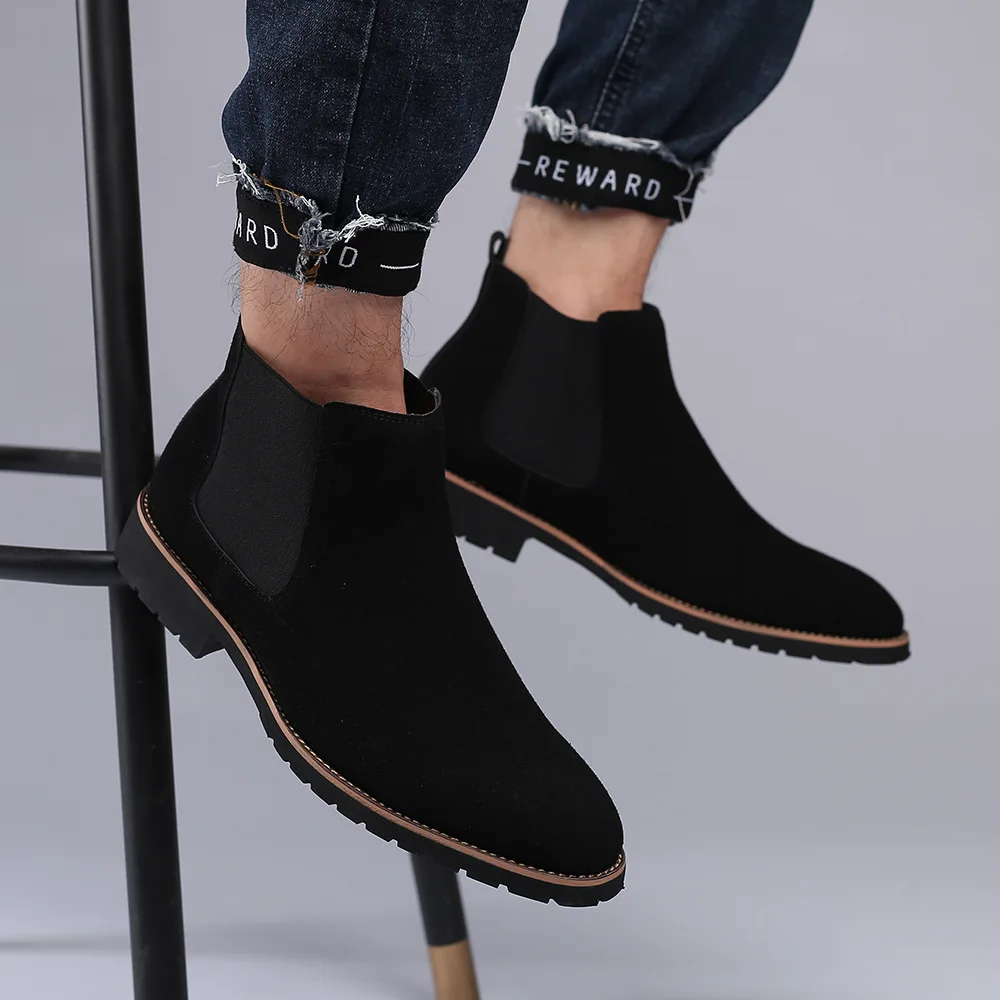 Men Ankle Boots British Style  - Suede Ankle Boot 评论和价格
