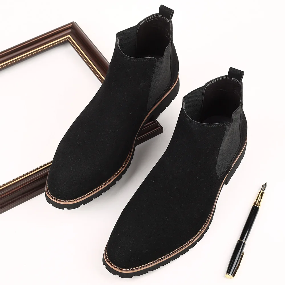 Men Ankle Boots British Style  - Suede Ankle Boot 评论和价格