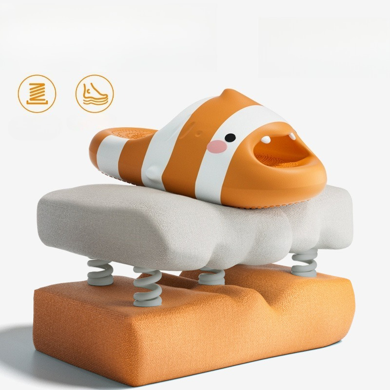 Cute Fish Cartoon Slides Women - Women'S Shoes Cloud 评论和价格