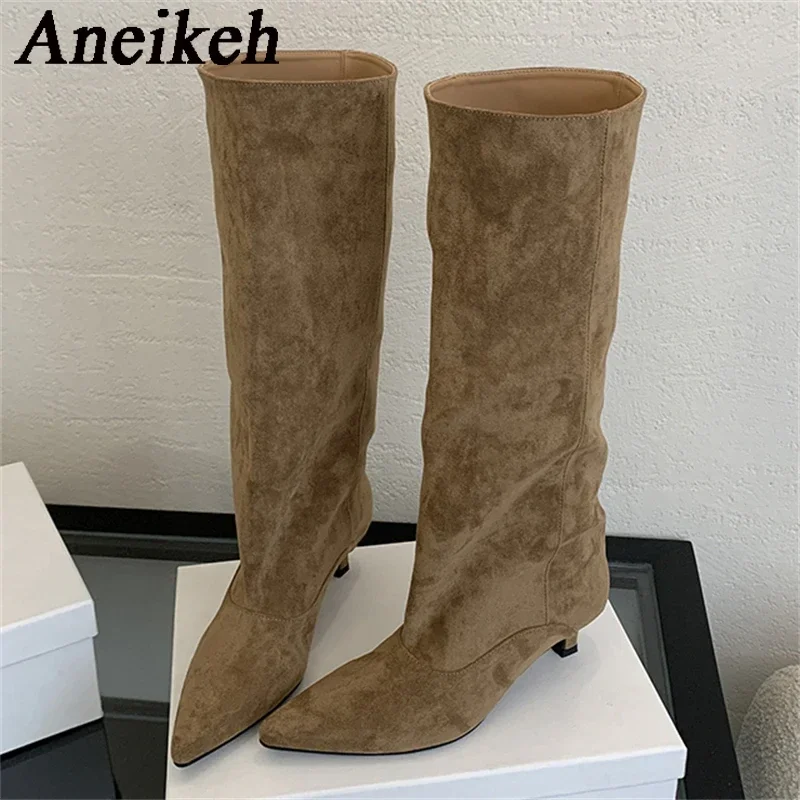 Aneikeh Autumn Winter Pointed  - Women'S Shoes Chelsea 评论和价格