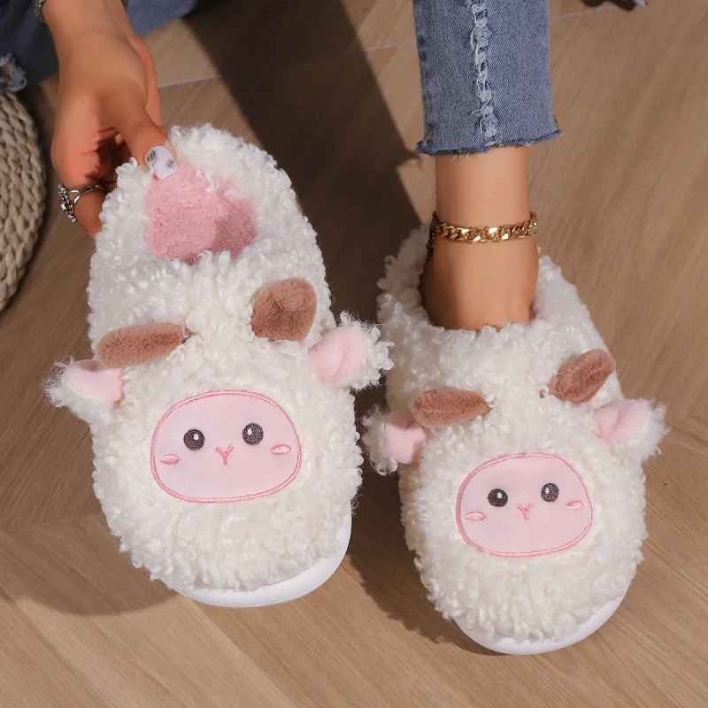 Winter Lovely Little Sheep Sli - Women Shoes Size To Men 评论和价格