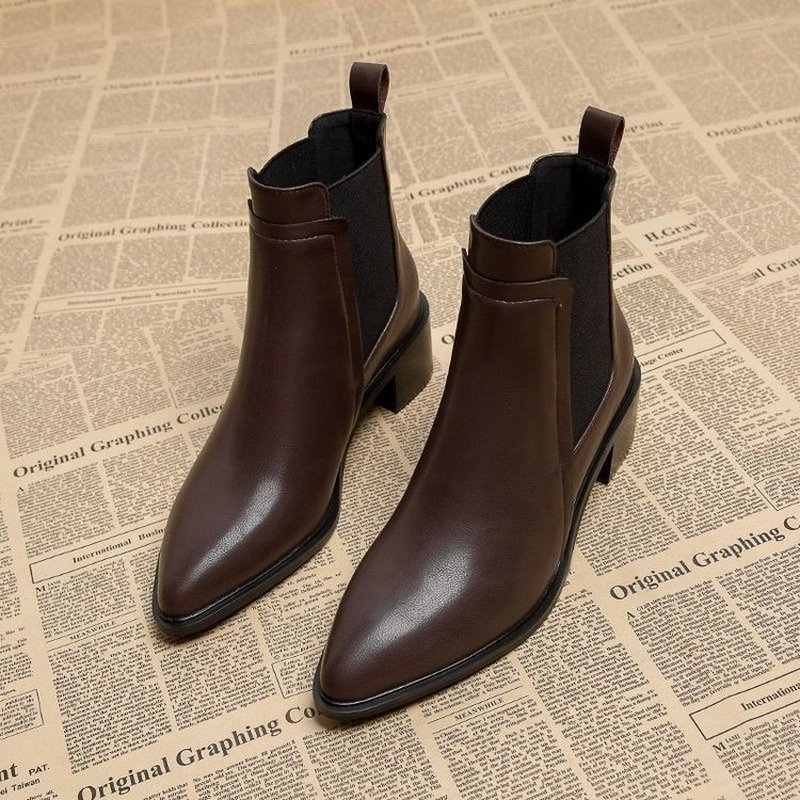 Women Winter Fleece Lined Chel - Women'S Shoes Chelsea 评论和价格