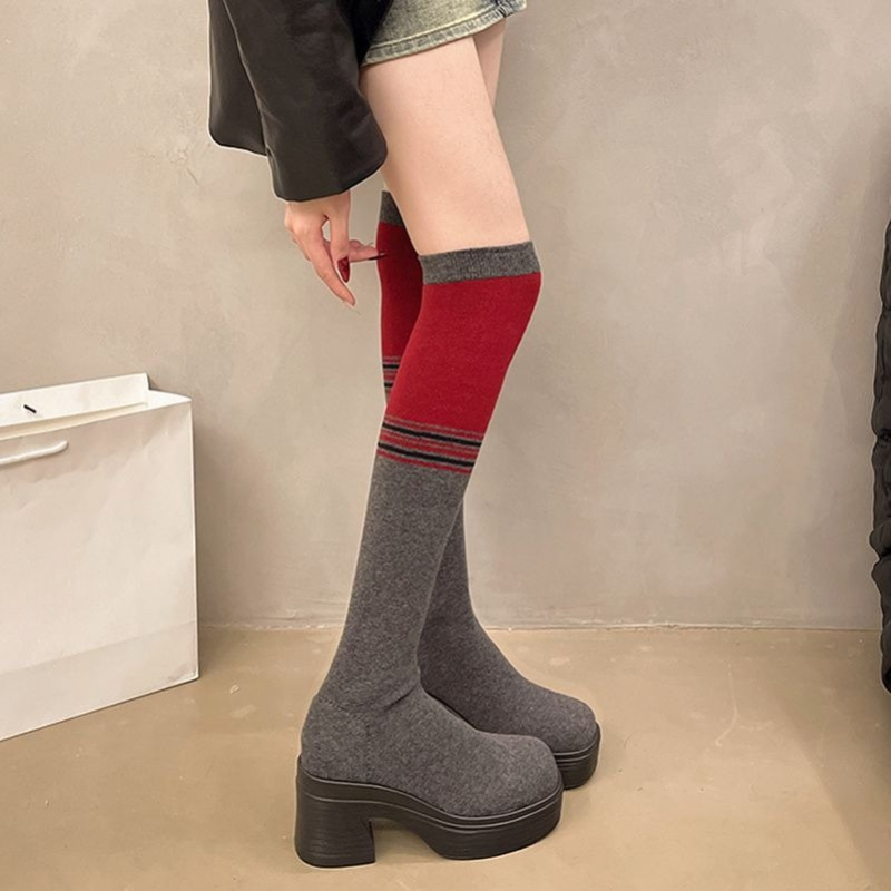 Korean Style Women 2025 Autumn - Sock Boot Women 评论和价格