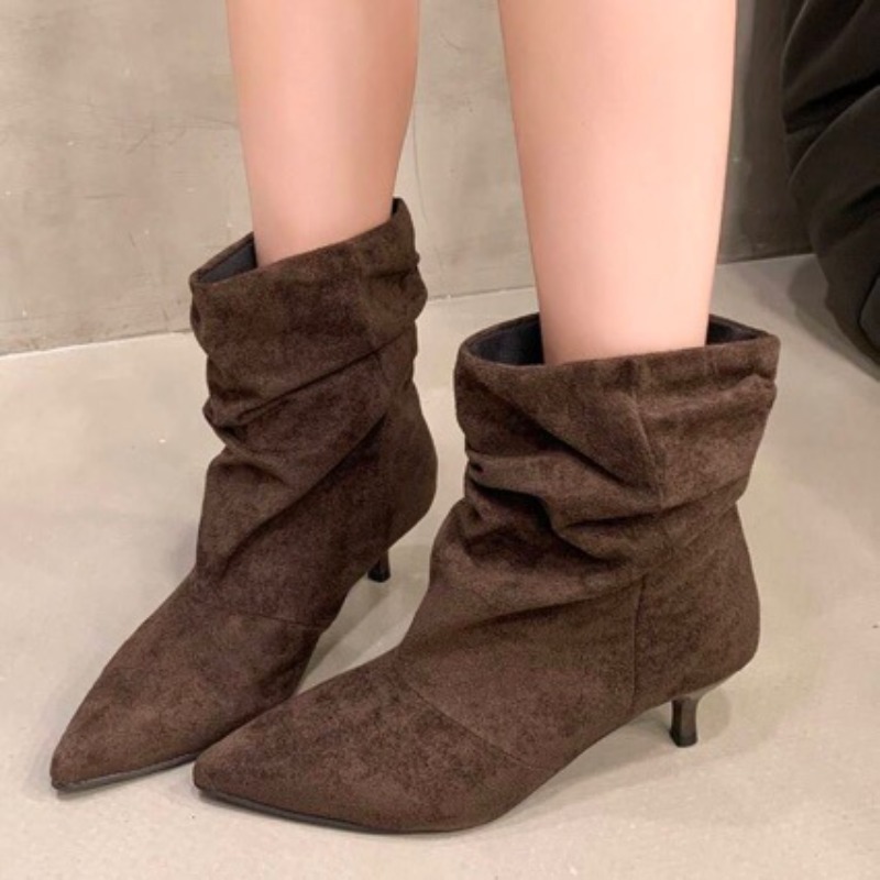 Brown Retro Elegant Designer A - Women'S Shoes Chelsea 评论和价格