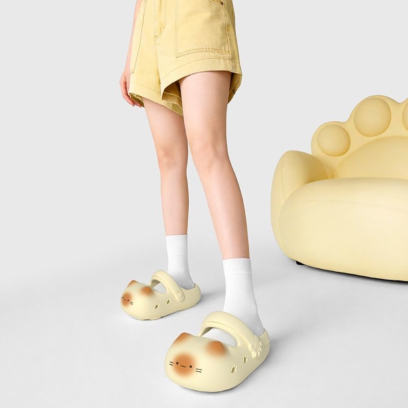 New creative black cat slipper - Women'S Shoes Cloud 评论和价格