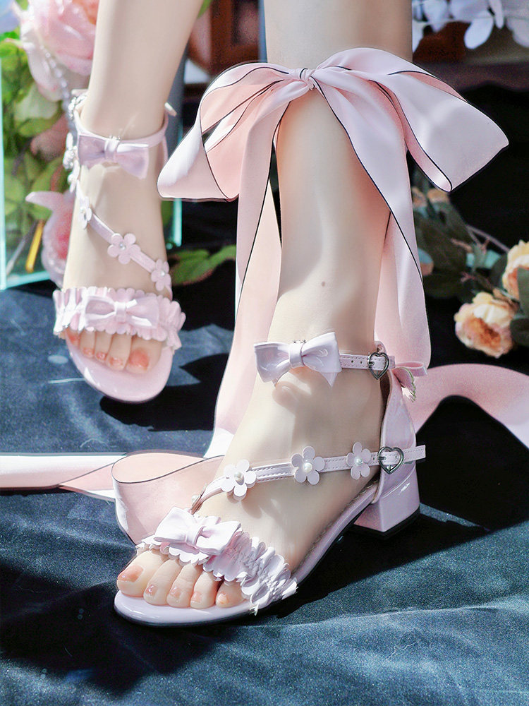 Japanese Original Lolita Flowe - Women'S Shoes Clogs 评论和价格