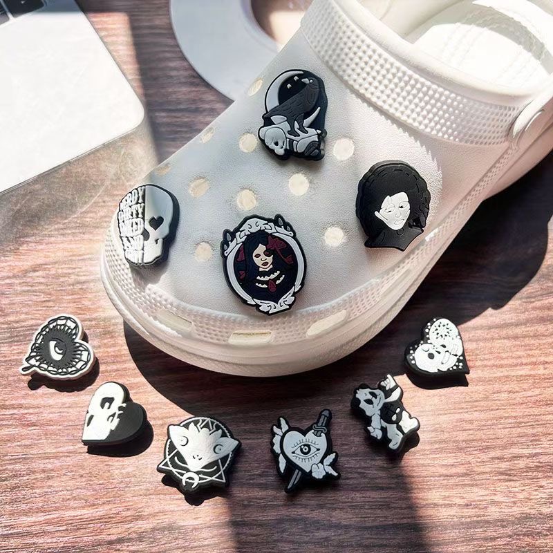 Halloween Skull Shoe Charms fo - Croc Style Clog 评论和价格